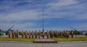 La orquesta del Ejército dio un show en la Peatonal de Mar del Plata