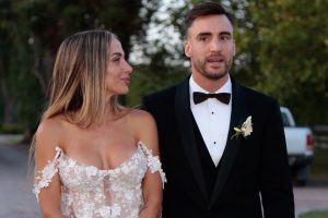 Un casamiento de campeones: Nicolás Tagliafico y Carolina Calvagni celebraron su amor