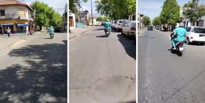 Una ambulancia se olvidó al médico en la calle y un motociclista lo llevó al hospital